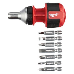 Milwaukee 8-In-1 Comp Ratchet Multi-Bit Drive