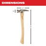 Milwaukee 19 oz Milled Face Hickory Hammer