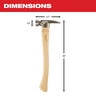 19 oz. Smooth Face Hickory Handle Framing Hammer