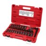 Milwaukee 43pc Impact Duty 3/8 in. Drive SAE and Metric Deep 6 Point Socket Set SHOCKWAVE