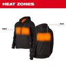 Milwaukee M12 Black Heated Hoodie Kit S