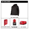 Milwaukee M12 Black Heated Hoodie Kit S