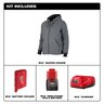 Milwaukee M12 Gray Heated Hoodie Kit XL