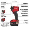 Milwaukee Compact Impact Wrench with Friction Ring Kit