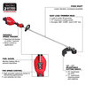 Milwaukee M18 FUEL 17 in. Dual Battery String Trimmer