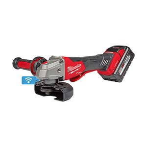 Milwaukee Fuel 4-1/2 in. / 5 in. Braking Grinder with One-Key Paddle, No Lock Switch