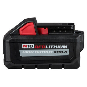 Milwaukee M18 Redlithium High Output Extra Capacity 6.0Ah Battery Pack