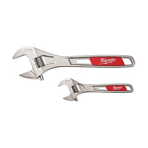 Milwaukee 2 pk 10 in. and 6 in. Adjustable Wrench