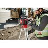 Milwaukee M18 Red Exterior Rotary Laser Level Kit w/ Receiver