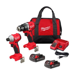 Milwaukee M18 Compact Brushless 2-Tool Combo Kit