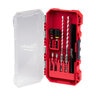 Milwaukee Shockwave Impact Duty™ Carbide Multi-Material Drill Bit Concrete Screw Install Set - 7 pc.
