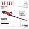 Milwaukee 18V M18 Fuel Brushless Cordless 30 in. Hedge Trimmer Kit