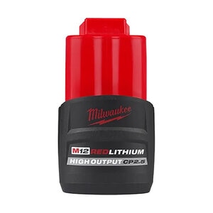 Milwaukee M12 REDLITHIUM™ HIGH OUTPUT™ CP Battery Pack 2.5 Ah