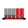 Milwaukee SHOCKWAVE Impact Duty™ Drive 5 pc. SAE & Metric Lug Nut Wheel Socket Set 1/2 in.
