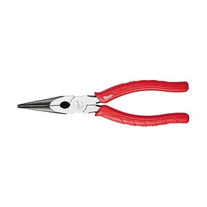Milwaukee Long Nose Comfort Grip Pliers 8 in.