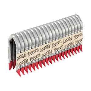 Milwaukee 1.5 in. Galvanized Staples 9 Gauge