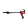 Milwaukee M12 Aluminum Barrel Sausage-Style Caulk and Adhesive Gun Kit 20 oz.