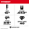 Milwaukee Pole Saw Guide Bar 10 in.