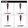 Milwaukee HollowCore SAE Nut Driver Set 4 pc.
