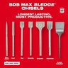 Milwaukee SDS MAX SLEDGE Bull Point Chisel 16 in.