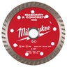 Milwaukee Turbo Masonry & Concrete Diamond Blade 4-1/2 in.