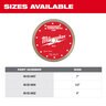 Milwaukee Turbo Masonry & Concrete Diamond Blade 4-1/2 in.