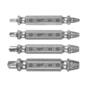 Milwaukee M2 Steel Screw Extractor Set 4 pc.
