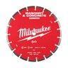 Milwaukee 14 in. Segmented Masonry & Concrete Diamond Blade