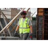 Milwaukee Class 2 High Vis Yellow Mesh One-Pocket Safety Vest - Large/X-Large