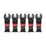 Milwaukee NITRUS Carbide Extreme Metal Universal Fit OPEN-LOK Multi-Tool Blade 5 pk.