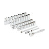 Milwaukee 1/4 in. Drive Ratchet & Socket Set 50pc. - SAE & Metric