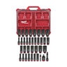 Milwaukee 3/8 in. SHOCKWAVE™ Impact Duty Socket Drive Set 36pc. w/ PACKOUT™