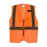 Milwaukee Class 2 High Vis Orange Mesh One-Pocket Safety Vest - Small/Medium
