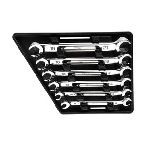 Milwaukee 6pc. Double End Flare Nut Wrench Set - Metric