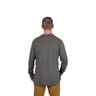 Milwaukee GRIDIRON™ Pocket T-Shirt - Gray Long Sleeve - Large