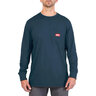 Milwaukee GRIDIRON™ Pocket T-Shirt -Blue Long Sleeve - X - Large