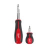Milwaukee 2pc. 11-in-1 Multi-Bit Screwdriver & 6-IN-1 Stubby Multi-Bit Screwdriver Set
