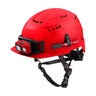 Milwaukee BOLT™ Red Front Brim Vented Safety Helmet (USA) - Type 2, Class C (w/ Logo)