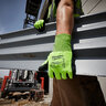 High Visibility Cut Level 5 Polyurethane Dipped Gloves - L