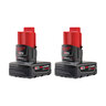 Milwaukee M12 Redlithium XC 4.0 Battery Two-Pack