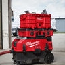 Milwaukee M18 FUEL 9 Gallon Dual Battery Dust Extractor w/ PACKOUT Compatibility and VACLINK