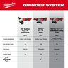 Milwaukee M18 Brushless 4-1/2 in. / 5 in. Cut-Off Grinder, Paddle Switch