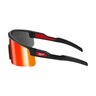 Milwaukee Wrap Around Safety Glasses - Red Mirrored Anti Scratch Lenses