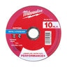 Milwaukee Performance Metal Cut Off Wheel 0 Tpe 1 - 10 Pk,  5 in. X .045 in. X 7/8