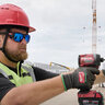 Milwaukee Full Frame Safety Glasses with Removable Side Shield - Blue Mirrored Anti Scratch Lenses