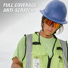 Milwaukee Wrap Around Safety Glasses - Red Mirrored Anti Scratch Lenses