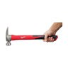 Milwaukee 21oz Milled Face Poly/Fiberglass Handle Hammer