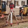 Milwaukee M18 Red Exterior Dual Slope Rotary Laser Level Kit w/ Receiver, Remote, Grade Rod & Tripod