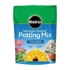 Miracle-Gro Potting Mix w/ Moisture Control 8 qt. Bag (7.25 lb.)