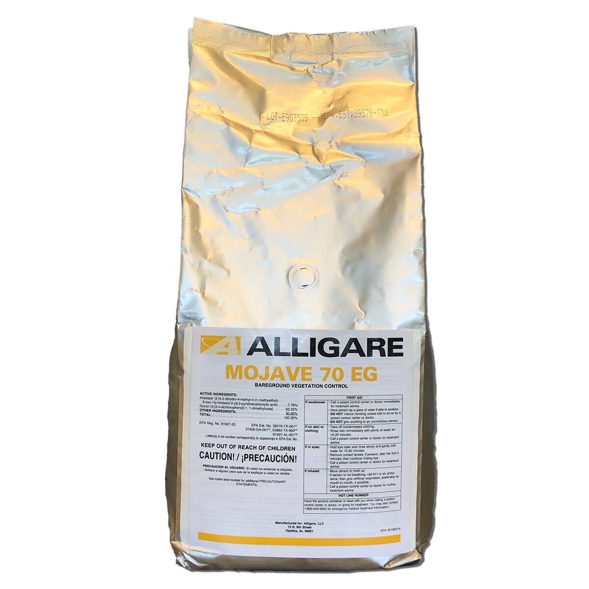 Alligare Mojave 70 EG Non-Selective Granular Herbicide 5 lb. Bag ...